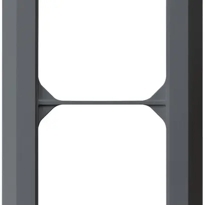 Telaio di copertura INC kallysto.line 2×1 antracite 92×152mm 