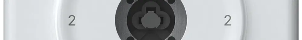 Interrupteur à clé ENC origin commutateur 3/1L 16A 250V 1-2-1-2 92×92mm blanc 