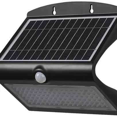 Projecteur LED LEDVANCE ENDURA Solar PIR SEN 8W 850lm 840 IP65 90° noir accu 