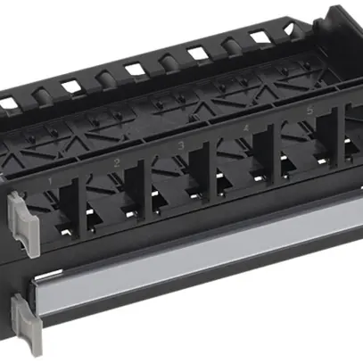 Support pour module HD noir pour 4×6 modules, blindé 