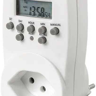 Minuteur Steffen Digi IP20 T12/T13 Random CD 20 programmes de commutation 