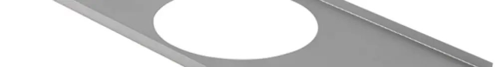 Piastra di montaggio SG Rax 150 acciaio Ø150×585×260mm grigio 