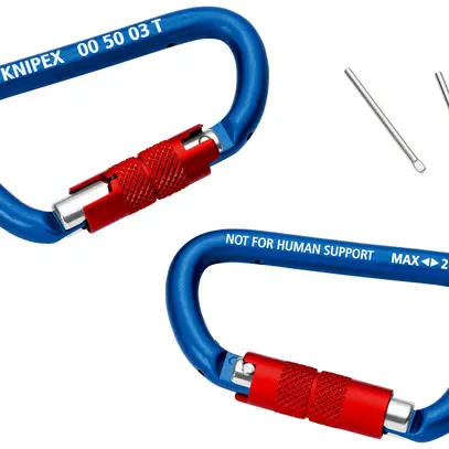 Moschettone per materiale KNIPEX 00 50 03 T BK 