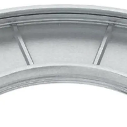 Gomito 90° Niedax, per WRL,105×500mm, non perforato, acciaio, zincato a caldo 