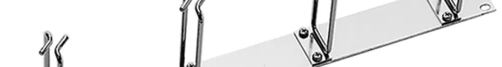 Pannello di rinvio 19" Minkels 1UA 4 anelli con 40×123mm 