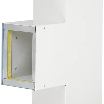 Raccord T tehalit FWK 3E E30 100×160mm, blanc traffic 