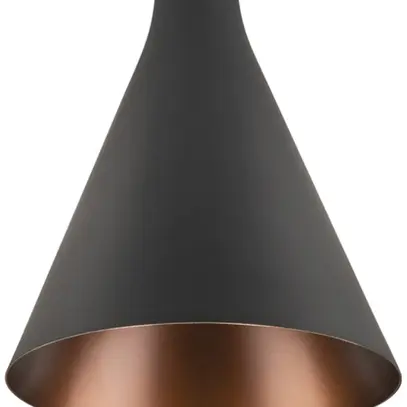 Abat-jour SLV LALU CONE acier Ø152×170mm noir bronze à teinte unie 