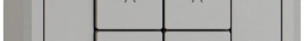 Stazione sec.tapparelle AP EDIZIO.liv Wiser SNAPFIX® 2 canali 4 tasti WLAN grc 