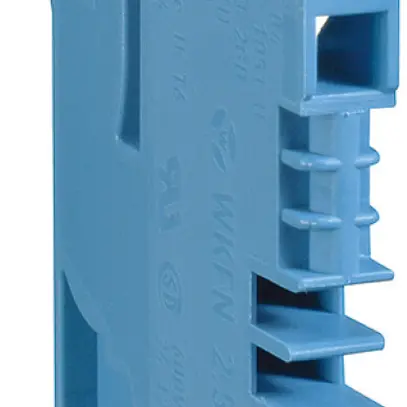 Morsetto di passaggio Hager 6mm², 2×L, 800V, ad innesto, aperto sul lato 