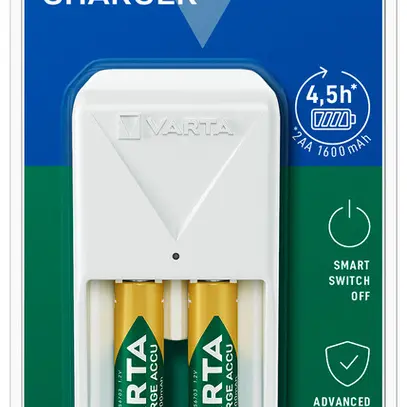 Caricabatteria VARTA Mini Charger con 2×AAA 800mAh 