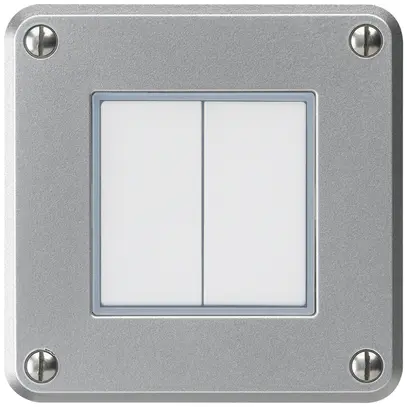 Interrupteur ENC robusto IP55 schema 3/contact à poussoir aluminium combinaison 