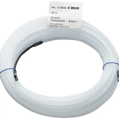 Tire-fil CIMCO, fibre de perlon avec oeillet à ressort et oeillet, 10m 