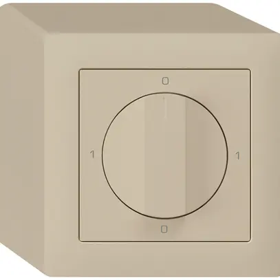 Interruttore rotativo AP kallysto 5/1L beige con manopola 