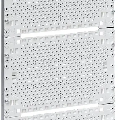 Pannello telecom Hager con piastre di montaggio 5-file 750×250mm 