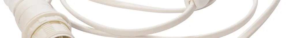 Portalampada ELBRO E14 set di bottiglie con interruttore cavo 150cm bianco 