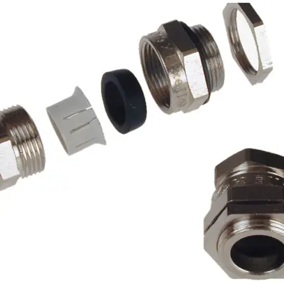Pressacavo Plica KV ECEA EEXe, M20 per cavo Ø7…12mm 7mm ottone nichelato IP66 