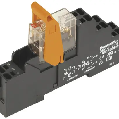 Accoppiatori relè WM RCIKITP 230VAC LED rosso 1C 250VAC 16A, PUSH IN 