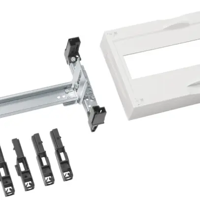 Kit Hager univers N 150×250mm pour AMD horizontal rail DIN réglable 