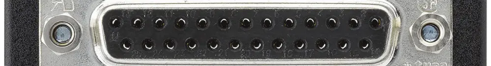 Kit de montage INC D-Sub25L FLF 3/5 noir 