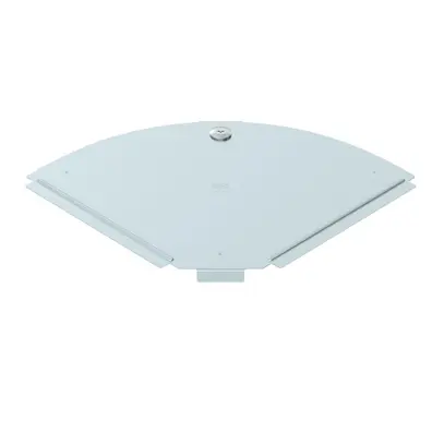 Couvercle BET RBD 90° 200mm acier zingué en continu zinc-aluminium 