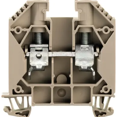 Morsetto di passaggio Weidmüller WDU connessione a vite 16mm² TS35 beige 