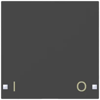 Touche SIDUS 1/2f pour senseur poussoir impression I/O, anthracite 