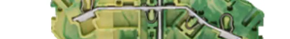 Morsetto 3 piani WAGO TOPJOB S 2.5mm² PE verde/giallo WAGO 