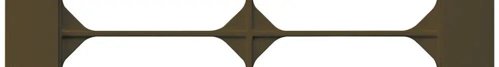 Telaio di copertura INC kallysto.trend 2×2 marrone 154×154mm 