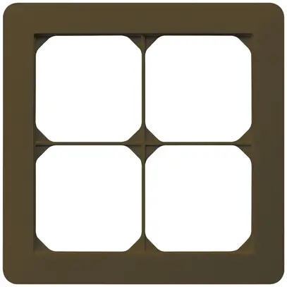Telaio di copertura INC kallysto.trend 2×2 marrone 154×154mm 