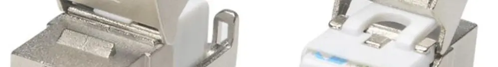 Module de raccordement RJ45 Cecoflex, Keystone, cat.6A/s, gris 