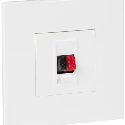 Prise haut-parleur ENC ATO blanc simple grd.I 