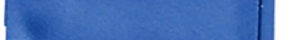 Staubschutzklappe H-LINE M, für Anschlussmodul, blau, 10 Stück 