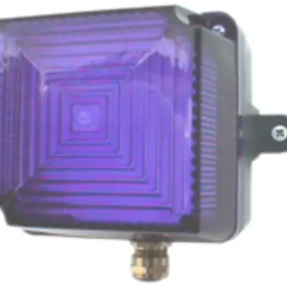Lampe flash Comax 5J 15…32VDC bleu IP65 