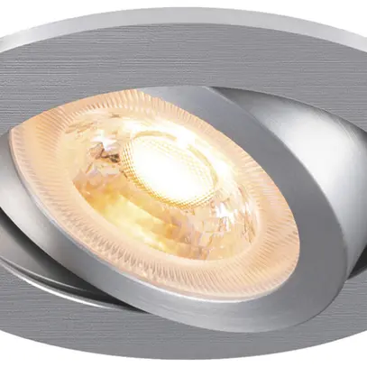 Downlight LED SLV NEW TRIA 68 GU10 1×10W VAR Ø82mm argent 