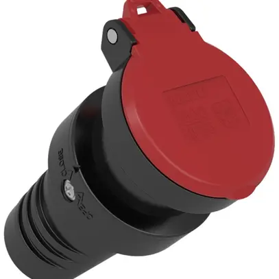 Prise mobile ELBRO T15 IP55 caoutchouc noir 