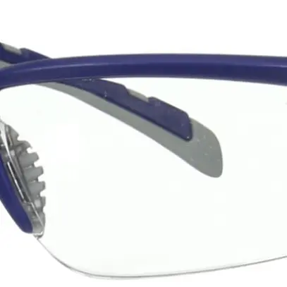 Occhiali di protezione 3M™ Solus™ 2000 lenti chiaro, PC, UV, blu/grigio 