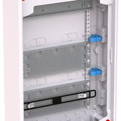 Distributore media AP ABB AK630MB Basic, 3 file, 578×339×99mm, bianco 