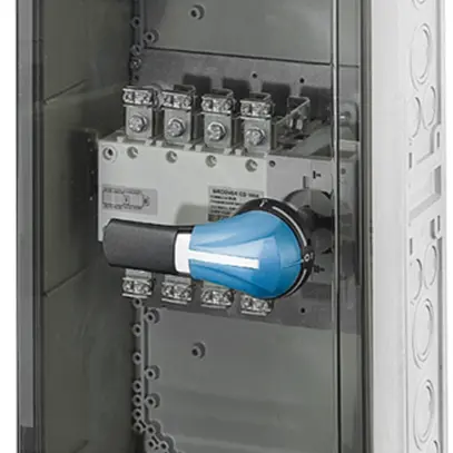 Lastumschaltergehäuse Hensel Mi, 160A 4-polig+PE 
