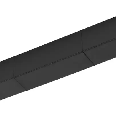 Raccord longitudinal SLV 48V TRACK 2-pôles noir 