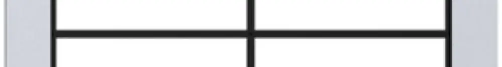 Abdeckrahmen SIDUS 4×2 Aluminium 