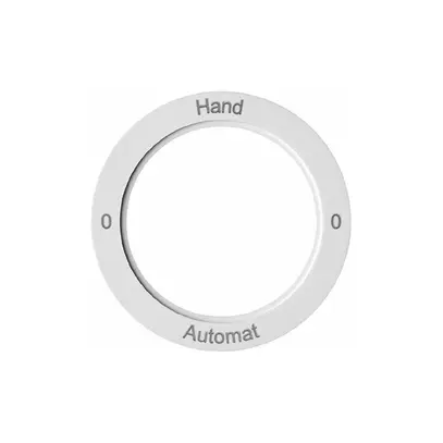 Disco indicatore 0-Hand-0-Automat bianco NAP/NUP 