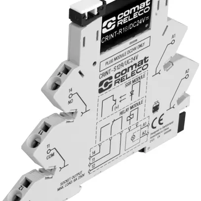 Relais d'interface ComatReleco CRINT-C128R, 110…125VDC, 1C TRIAC 2A/48…280VAC 