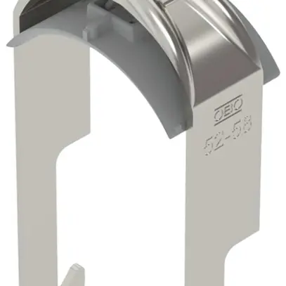 Fixation rapide BET 2056 pied à W matière synthétique 52…58mm 1×câble A2 1.4301 