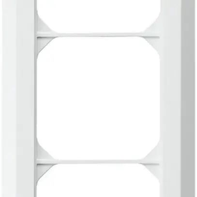 Telaio di copertura INC kallysto.line 3×1 bianco 92×212mm 