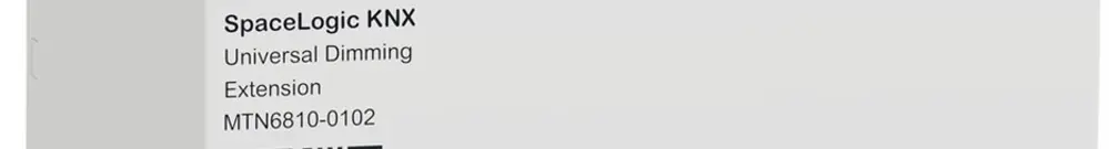 Extension de variation universel KNX  Schneider Electric SpaceLogic double 16A, 