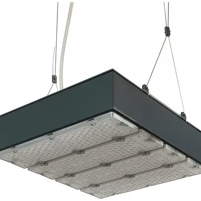 Proiettore capannone LED Sylvania KubiXx WIDE 110W 19300lm 840 IP65 DALI 330×370 
