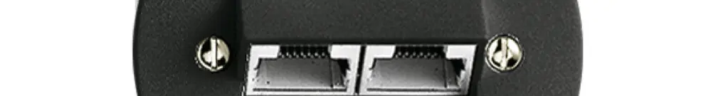 Prise ENC 2×RJ45/s 8P sép.no, ITplus P 58mm 