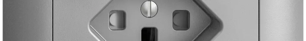 Presa INC EDIZIOdue T23 FI 30mA FMI, shutter silver 
