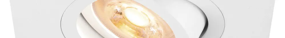 Downlight LED SLV NEW TRIA 75 XL GU10 1×10W VAR 110×110mm blanc 