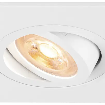LED-Downlight SLV NEW TRIA 75 XL GU10 1×10W DIM 110×110mm weiss 